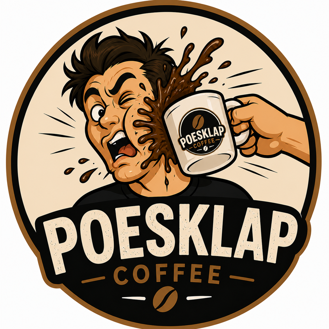 Poesklap Coffee logo